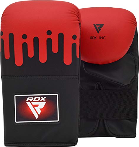 RDX Guantes de Saco para Entrenamiento Puñetazos, Maya Hide Cuero Mitones para Boxeo, Sparring, Muay Thai, Artes Marciales, Kick Boxing, MMA, Guantillas para Combate Training, Manoplas, Punching Bag