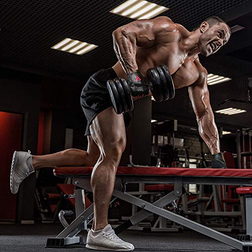 RDX Guantes Gimnasio Fitness Culturismo Musculacion Gym Levantamiento de Pesas Entrenamiento Halterofilia Deportivos Powerlifting Antideslizante Workout Weightlifting Gloves RDX Guantes Gimnasio Fitness Culturismo Musculacion Gym Levantamiento de Pesas Entrenamiento Halterofilia Deportivos Powerlifting Antideslizante Workout Weightlifting Gloves