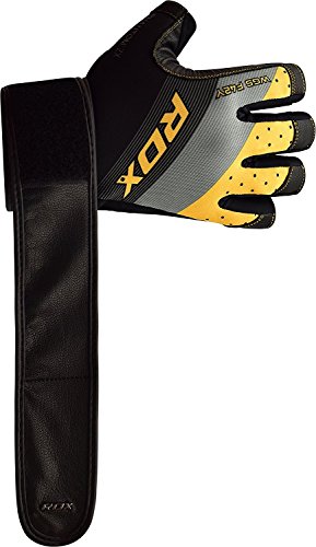 RDX Guantes Gimnasio Gym Competencia Pesas Musculacion Culturismo Fitness Entrenamiento