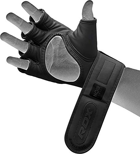 RDX Guantes MMA para Artes Marciales Entrenamiento, Convex Skin Grappling Guantillas, Bueno para Sparring, Lucha Libre, Saco de Boxeo, Kickboxing y Combate Training RDX Guantes MMA para Artes Marciales Entrenamiento, Convex Skin Grappling Guantillas, Bueno para Sparring, Lucha Libre, Saco de Boxeo, Kickboxing y Combate Training