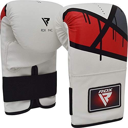 RDX Manoplas Boxeo y Guantes Curvas Paos Muay Thai MMA Artes Marciales Kick Boxing Focus Pads Entrenamiento Patadas Karate