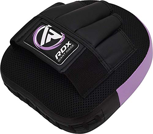 RDX Manoplas de Boxeo Niño Paos Muay Thai MMA Almohadilla Maya Hide Cuero Junior Kick Boxing Entrenamiento Escudo Patada Kids Artes Marciales Gancho y Jab Karate Focus Pad RDX Manoplas de Boxeo Niño Paos Muay Thai MMA Almohadilla Maya Hide Cuero Junior Kick Boxing Entrenamiento Escudo Patada Kids Artes Marciales Gancho y Jab Karate Focus Pad