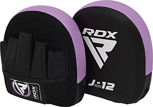 RDX Manoplas de Boxeo Niño Paos Muay Thai MMA Almohadilla Maya Hide Cuero Junior Kick Boxing Entrenamiento Escudo Patada Kids Artes Marciales Gancho y Jab Karate Focus Pad RDX Manoplas de Boxeo Niño Paos Muay Thai MMA Almohadilla Maya Hide Cuero Junior Kick Boxing Entrenamiento Escudo Patada Kids Artes Marciales Gancho y Jab Karate Focus Pad