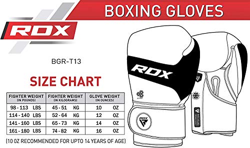 RDX Manoplas de Boxeo Paos Muay Thai Guantes Saco Kick Boxing MMA Almohadilla Artes Marciales Krav Maga Escudo Patada Gancho y Jab Pad Entrenamiento Focus Pads