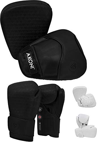 RDX Manoplas de Boxeo y Guantes Muay Thai Entrenamiento Paos Saco Kick Boxing MMA Almohadilla Artes Marciales Krav Maga Escudo Patada Gancho y Jab Pad Focus Pads