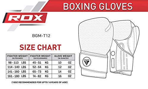 RDX Manoplas de Boxeo y Guantes Muay Thai Entrenamiento Paos Saco Kick Boxing MMA Almohadilla Artes Marciales Krav Maga Escudo Patada Gancho y Jab Pad Focus Pads