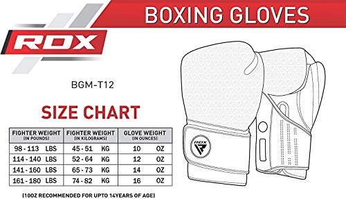 RDX Manoplas de Boxeo y Guantes Muay Thai Entrenamiento Paos Saco Kick Boxing MMA Almohadilla Artes Marciales Krav Maga Escudo Patada Gancho y Jab Pad Focus Pads