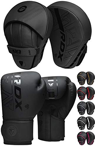 RDX Manoplas de Boxeo y Guantes Niño Entrenamiento Muay Thai Paos Saco Junior Kick Boxing MMA Almohadilla Artes Marciales Escudo Patada Kids Gancho y Jab Pad Focus Pads RDX Manoplas de Boxeo y Guantes Niño Entrenamiento Muay Thai Paos Saco Junior Kick Boxing MMA Almohadilla Artes Marciales Escudo Patada Kids Gancho y Jab Pad Focus Pads