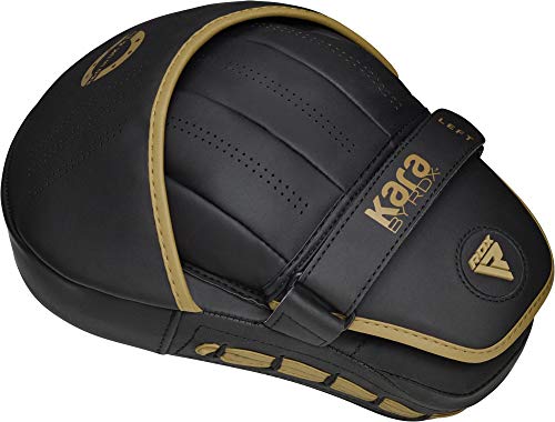 RDX Manoplas de Boxeo y Guantes Niño Entrenamiento Muay Thai Paos Saco Junior Kick Boxing MMA Almohadilla Artes Marciales Escudo Patada Kids Gancho y Jab Pad Focus Pads