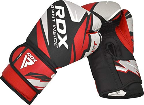 RDX Manoplas de Boxeo y Guantes Niño para Entrenamiento, Junior Maya Hide Cuero Almohadilla Gancho y Jab Pad Mitones para Kick Boxing, Saco Sparring, Muay Thai, Artes Marciales, MMA Escudo Patada RDX Manoplas de Boxeo y Guantes Niño para Entrenamiento, Junior Maya Hide Cuero Almohadilla Gancho y Jab Pad Mitones para Kick Boxing, Saco Sparring, Muay Thai, Artes Marciales, MMA Escudo Patada