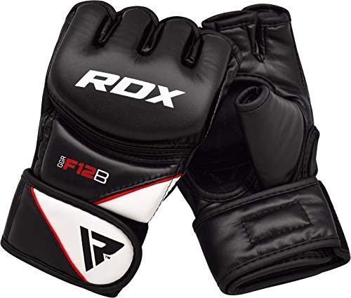 RDX Maya Cuero MMA UFC Guantes Lucha Libre Sparring Artes Marciales Guantillas Entrenamiento Grappling