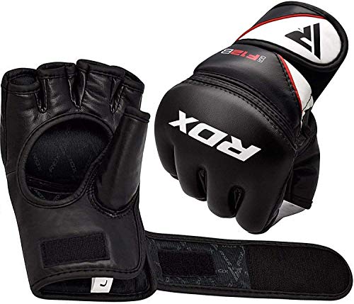 RDX Maya Cuero MMA UFC Guantes Lucha Libre Sparring Artes Marciales Guantillas Entrenamiento Grappling