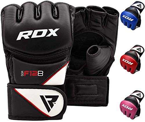 RDX Maya Cuero MMA UFC Guantes Lucha Libre Sparring Artes Marciales Guantillas Entrenamiento Grappling