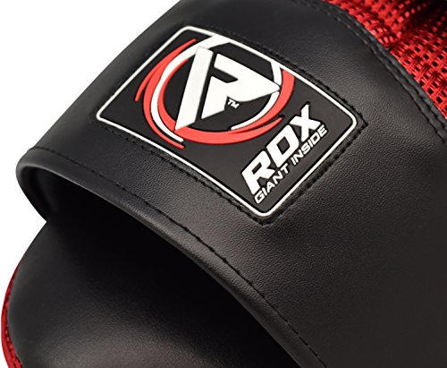 RDX Maya Hide Cuero MMA Par Escudo Sciopero Gancho Jab Pastillas Boxeo Thai Pao Artes Marciales Entrenamiento RDX Maya Hide Cuero MMA Par Escudo Sciopero Gancho Jab Pastillas Boxeo Thai Pao Artes Marciales Entrenamiento