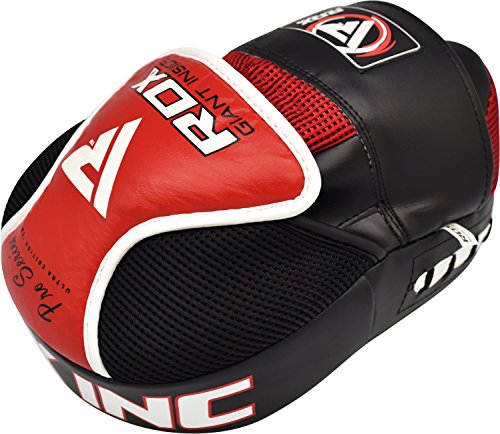 RDX Maya Hide Cuero MMA Par Escudo Sciopero Gancho Jab Pastillas Boxeo Thai Pao Artes Marciales Entrenamiento RDX Maya Hide Cuero MMA Par Escudo Sciopero Gancho Jab Pastillas Boxeo Thai Pao Artes Marciales Entrenamiento