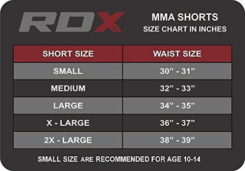 RDX MMA Blaze Pantalones Corto Boxeo Entrenamiento Shorts Muay Thai Kickboxing Fitness Running.