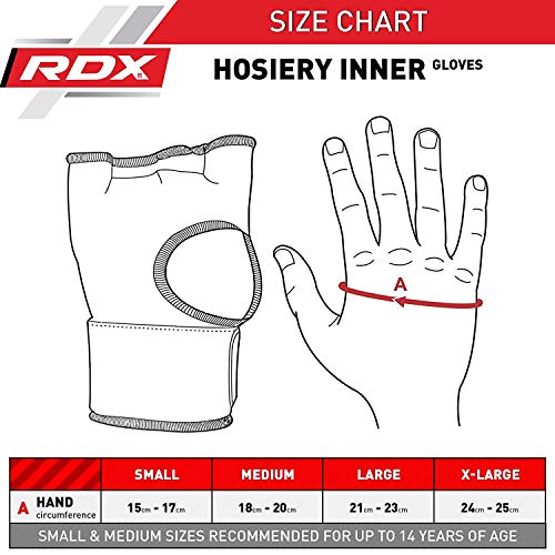 RDX MMA Boxbandagen Algodón, Azul, Small