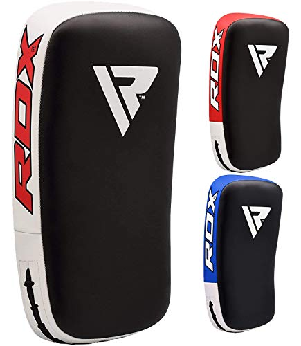 RDX MMA Boxeo Escudo Artes Muay Thai Marciales Paos Manoplas Entrenamiento Segunda Mano Patada Pad (Esto Se Vende como Solo Artículo)