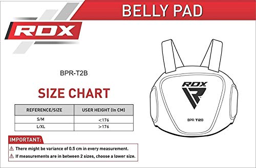 RDX MMA Boxeo Vientre del Protección Cuerpo para Pecho Peto Taekwondo RDX MMA Boxeo Vientre del Protección Cuerpo para Pecho Peto Taekwondo