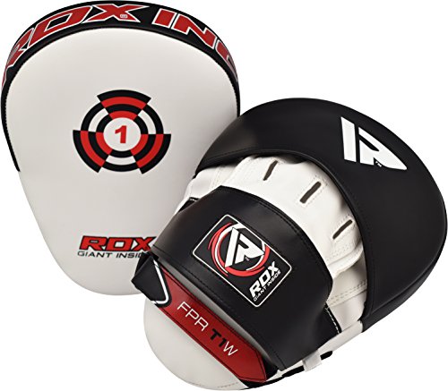 RDX MMA Manoplas de Boxeo Paos Muay Thai Kick Boxing Artes Marciales Patada Pad Entrenamiento