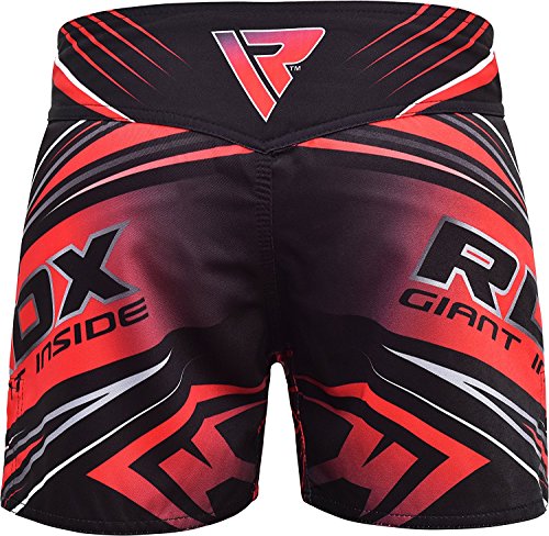 RDX MMA Pantalones Boxeo Corto Entrenamiento Muay Thai Shorts Running Fitness Kickboxing