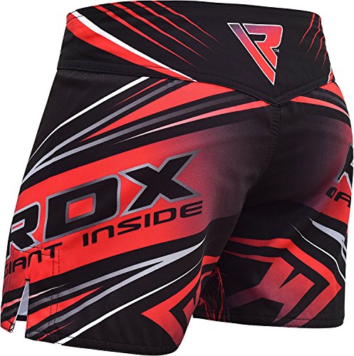 RDX MMA Pantalones Boxeo Corto Entrenamiento Muay Thai Shorts Running Fitness Kickboxing