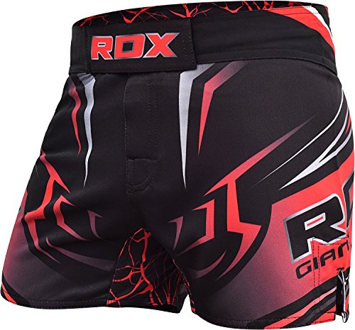 RDX MMA Pantalones Boxeo Corto Entrenamiento Muay Thai Shorts Running Fitness Kickboxing