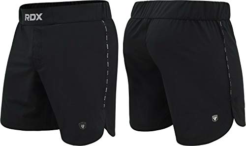 RDX MMA Pantalones para Entrenamiento y Kickboxing - Cortos para Artes Marciales, Grappling, Sparring, Boxeo, Cage Fight - Shorts para BJJ, Muay Thai, Gimnasio Fitness y Deportivos de Combate RDX MMA Pantalones para Entrenamiento y Kickboxing - Cortos para Artes Marciales, Grappling, Sparring, Boxeo, Cage Fight - Shorts para BJJ, Muay Thai, Gimnasio Fitness y Deportivos de Combate