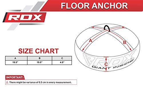 RDX MMA Planta Sistema De Anclaje Bolsa de boxeo Gancho pesado Gimnasio