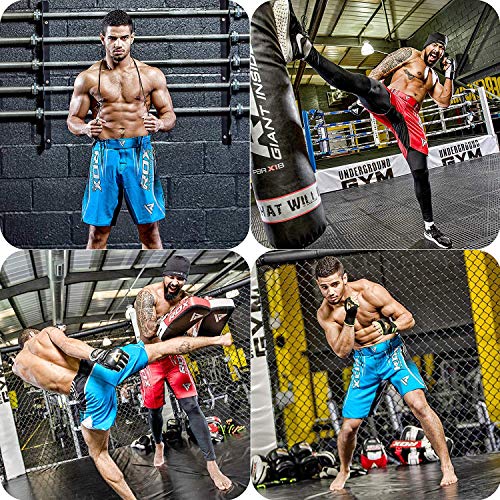 RDX MMA Shorts Boxeo Entrenamiento Ropa Jaula Lucha Artes Marciales Agarre Muay Thai Kickboxing
