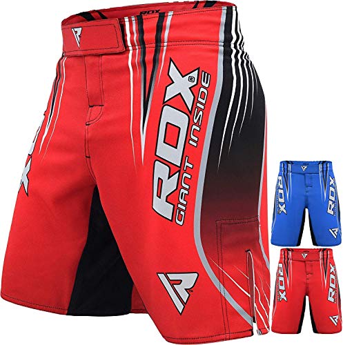 RDX MMA Shorts Boxeo Entrenamiento Ropa Jaula Lucha Artes Marciales Agarre Muay Thai Kickboxing