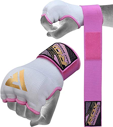 RDX Mujeres Cinta Boxeo Vendas Mano Muñeca Elasticas Interiores Guantes MMA Envolturas Vendaje Kick Boxing RDX Mujeres Cinta Boxeo Vendas Mano Muñeca Elasticas Interiores Guantes MMA Envolturas Vendaje Kick Boxing