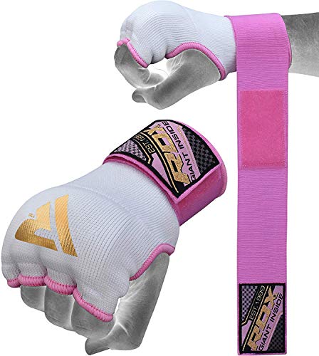 RDX Mujeres Cinta Boxeo Vendas Mano Muñeca Elasticas Interiores Guantes MMA Envolturas Vendaje Kick Boxing