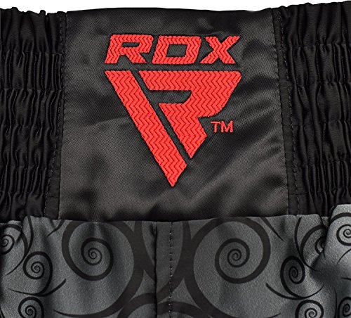 RDX Pantalones Boxeo Corto Entrenamiento Muay Thai Shorts Running Fitness MMA Kickboxing.