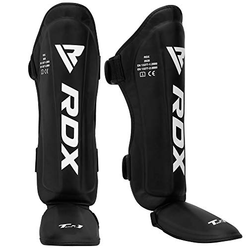 RDX Paratibia per Muay Thai Allenamento | Approvato da SMMAF | Maya Hide Pelle Parastinchi piedi per Kick Boxing e MMA Training | Grande per Boxe, Sparring, Arti Marziali, Karatè, BJJ RDX Paratibia per Muay Thai Allenamento | Approvato da SMMAF | Maya Hide Pelle Parastinchi piedi per Kick Boxing e MMA Training | Grande per Boxe, Sparring, Arti Marziali, Karatè, BJJ
