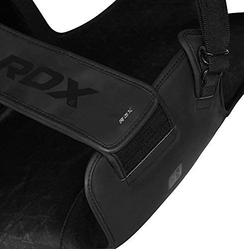 RDX Protección De Cuerpo Boxeo Armadura del Pecho Piel de Cuero Artes Marciales MMA Protectora Deportiva Almohadilla Vientre Taekwondo Entrenamiento Shield