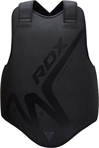RDX Protección De Cuerpo Boxeo Armadura del Pecho Piel de Cuero Artes Marciales MMA Protectora Deportiva Almohadilla Vientre Taekwondo Entrenamiento Shield RDX Protección De Cuerpo Boxeo Armadura del Pecho Piel de Cuero Artes Marciales MMA Protectora Deportiva Almohadilla Vientre Taekwondo Entrenamiento Shield
