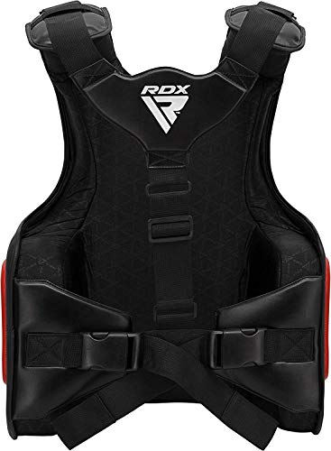 RDX Protección De Cuerpo MMA Boxeo Armadura del Pecho Artes Marciales Protectora Deportiva Almohadilla Vientre Taekwondo Entrenamiento Shield RDX Protección De Cuerpo MMA Boxeo Armadura del Pecho Artes Marciales Protectora Deportiva Almohadilla Vientre Taekwondo Entrenamiento Shield