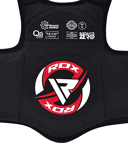 RDX Protector de Pecho Protección De Cuerpo MMA Boxeo Vientre para Pecho Peto Taekwondo RDX Protector de Pecho Protección De Cuerpo MMA Boxeo Vientre para Pecho Peto Taekwondo