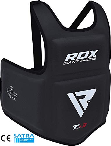 RDX Protector de Pecho Protección De Cuerpo MMA Boxeo Vientre para Pecho Peto Taekwondo RDX Protector de Pecho Protección De Cuerpo MMA Boxeo Vientre para Pecho Peto Taekwondo