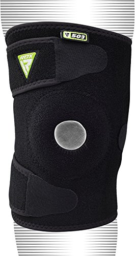 RDX Rodillera de Neopreno Elástica Soporte Rodilla Deportivo Fitness Rodilleras MMA Powerlifting Esguinces Tunel Carpal Ligamento (Se Vende como un Solo Elemento)