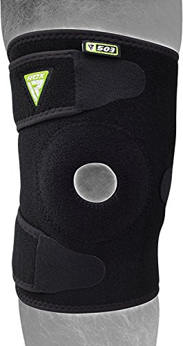 RDX Rodillera de Neopreno Elástica Soporte Rodilla Deportivo Fitness Rodilleras MMA Powerlifting Esguinces Tunel Carpal Ligamento (Se Vende como un Solo Elemento)