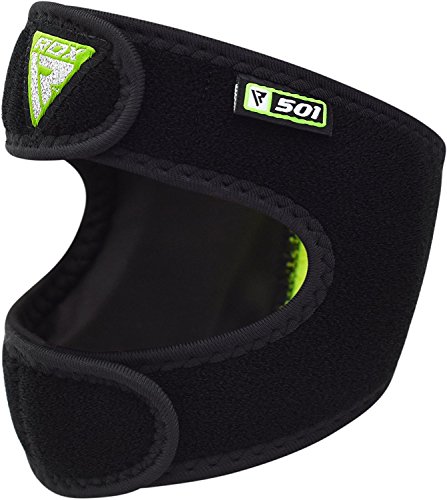 RDX Rodillera de Neopreno Elástica Soporte Rodilla Deportivo Fitness Rodilleras Powerlifting MMA Esguinces Tunel Carpal Ligamento (Vendido como Artículo Individual).