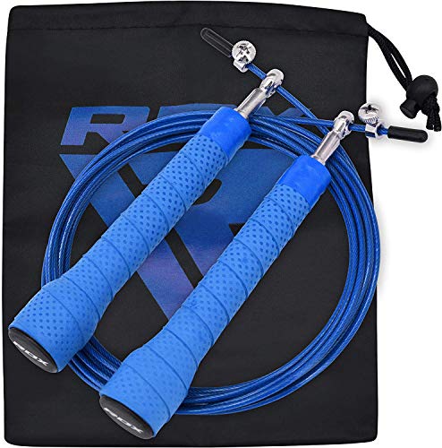 RDX Saltar Cuerda Gimnasia Gimnasio Ajustable Gimnasio PVC Saltar MMA Boxeo Metal Cable Entrenamiento Velocidad Perder Peso Saltar Ejercicio Entrenamiento