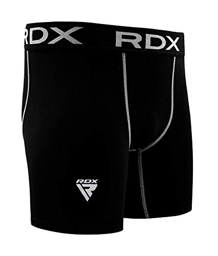 RDX Shorts de Compresión Cortos Termicos Pantalones para Hombres Ropa Deportivo Base Layer Correr Ciclismo Gimnasia Atletismo y Trotar