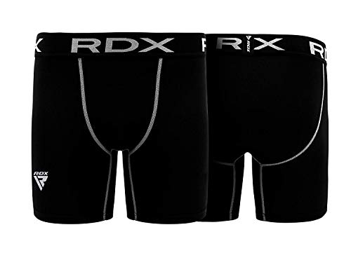 RDX Shorts de Compresión Cortos Termicos Pantalones para Hombres Ropa Deportivo Base Layer Correr Ciclismo Gimnasia Atletismo y Trotar