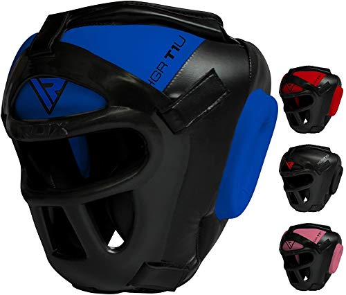 RDX T1 - Casco Protector para MMA, Kickboxing Sparring, Entrenamiento Lucha (Hombre)