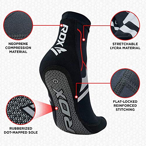 RDX Tobillera Esguince MMA Lucha Formación Apretón Calcetines Boxeo Pie Tobillo botas Zapatos