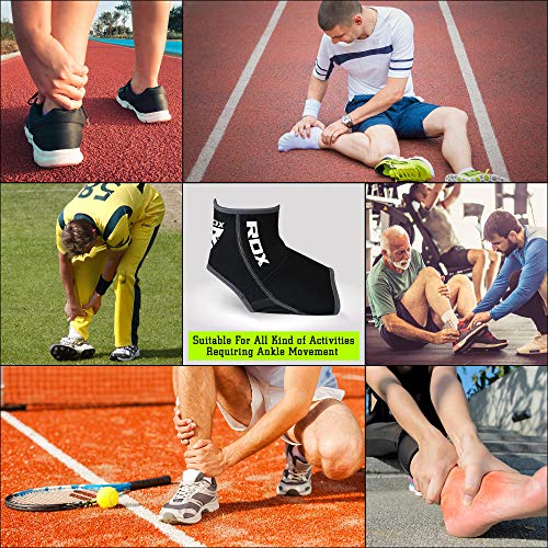 RDX Tobillera Esguince Soporte Tobillo Deportivas Estabilizadoras Fitness Baloncesto (Se Vende como Single Articulo) RDX Tobillera Esguince Soporte Tobillo Deportivas Estabilizadoras Fitness Baloncesto (Se Vende como Single Articulo)