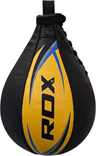RDX Velocidad Bola Cuero MMA Peras Boxeo Pera Rápida Speed Bag Entrenamiento Gimnasio RDX Velocidad Bola Cuero MMA Peras Boxeo Pera Rápida Speed Bag Entrenamiento Gimnasio